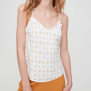 Aritzia Wilfred Wera Camisole, Floral Tank Top Size M for Women